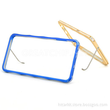 newest frame phone housing, protective bumper mobile phone case with stand for huawei P9